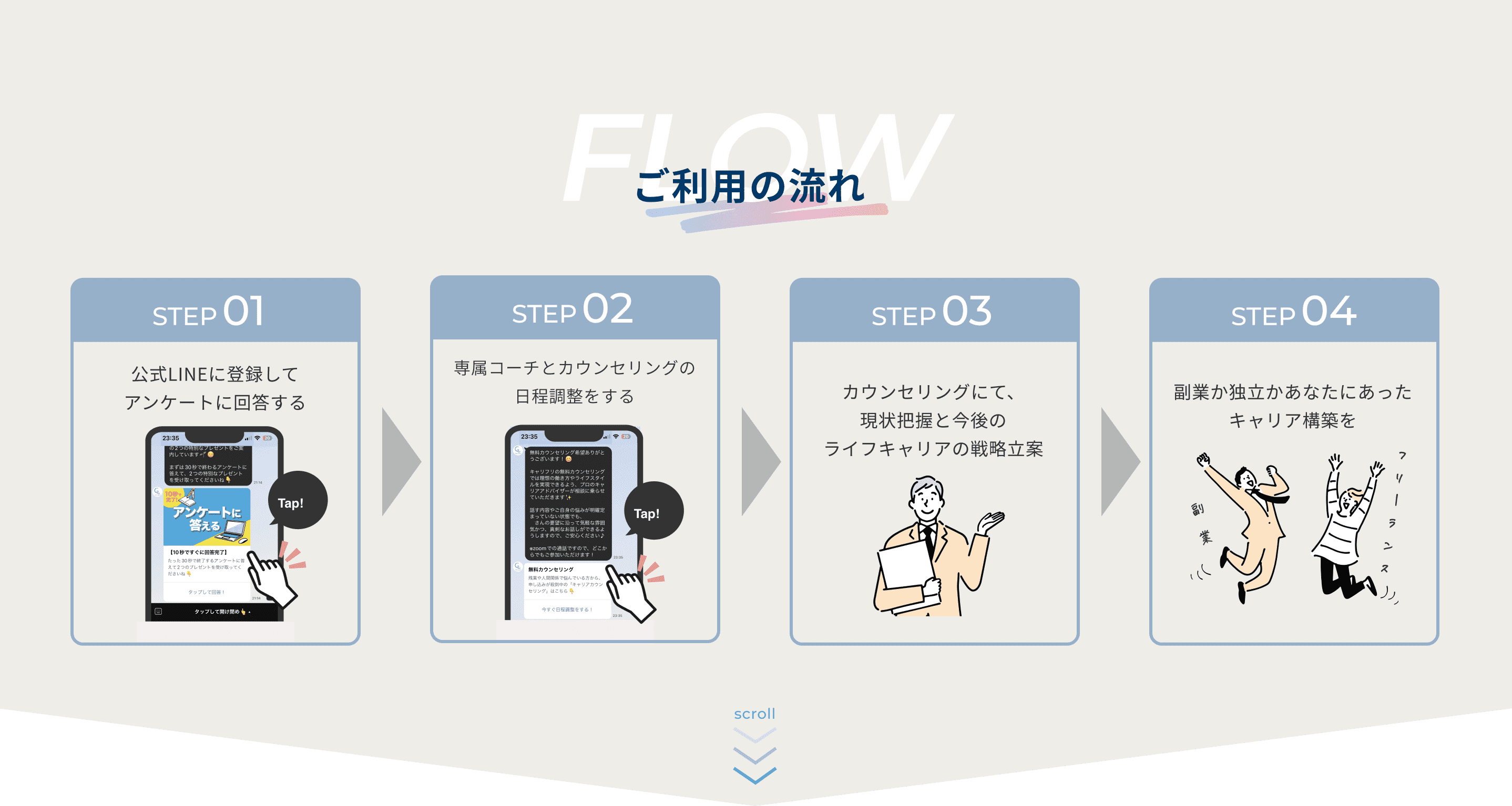 ご利用の流れ